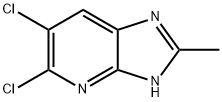 5,6-Dichloro-2-methyl-3H-imidazo[4,5-b]pyridine Struktur